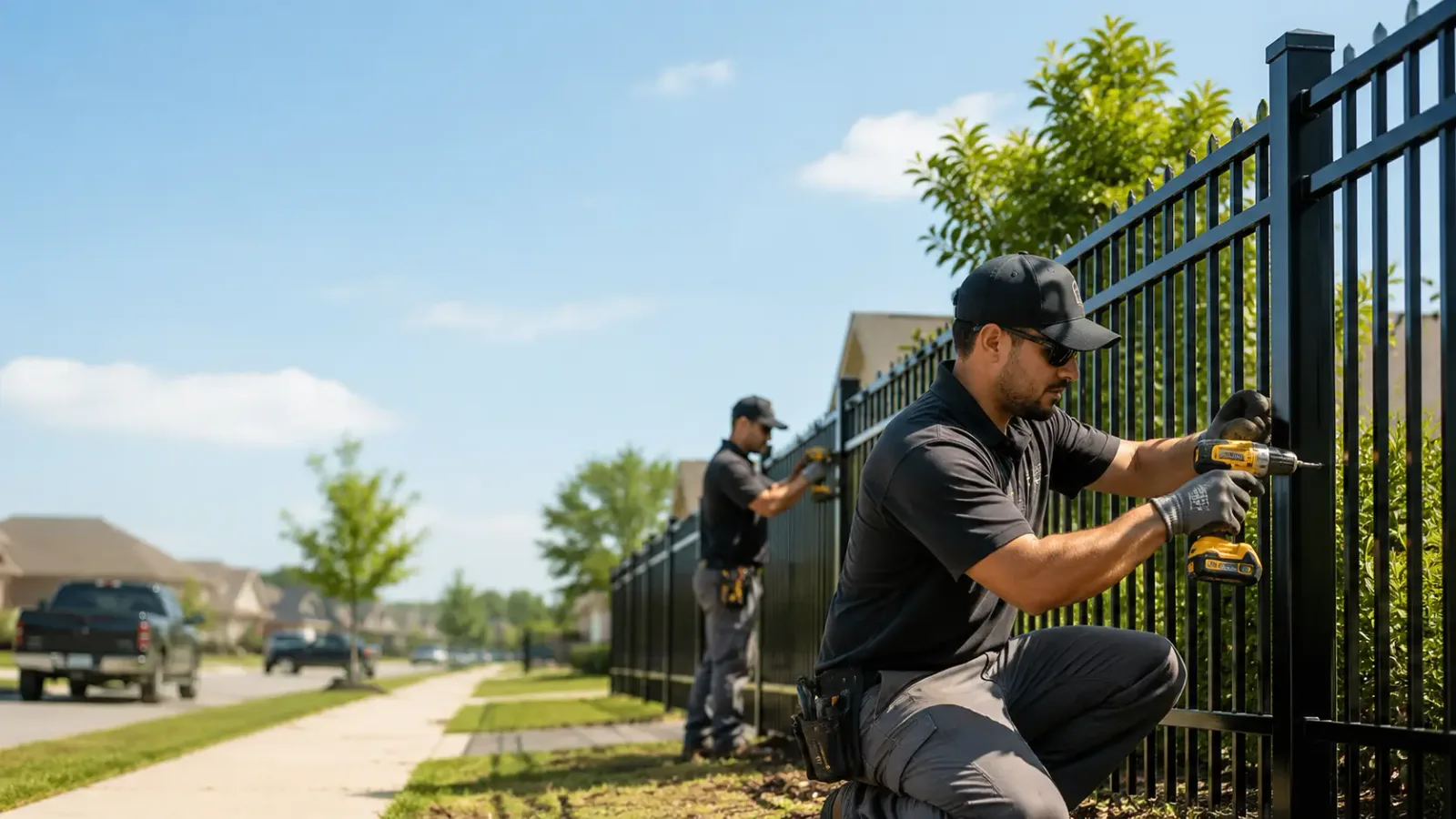 Metal Fence Installation in Knoxville, IA
